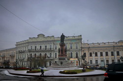 Первый день настоящей зимы в Одессе (ФОТО)