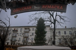 На главной улице Одессы уже ставят новогоднюю елку (ФОТО)
