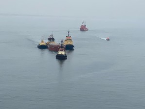 В порту Одессы предотвратили ЧП (ФОТО)
