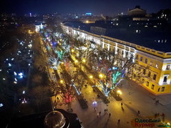 Красивая новогодняя Одесса: как выглядит город с высоты (ФОТО, ВИДЕО)