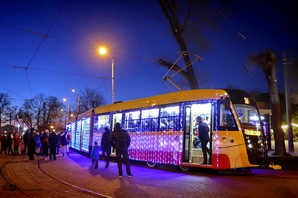 Парад рождественских трамваев в Одессе переносят с 7 на 8 января