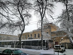 Снежный шторм накрыл Одессу (ФОТО, ВИДЕО)