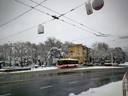 Снежный циклон продолжает бушевать над Одессой (ФОТО, ВИДЕО)