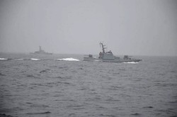 Украинский флот провел учения с ракетными эсминцами ВМФ США (ФОТО)