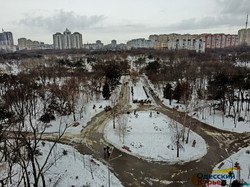 Зимняя сказка в одесском парке Победы (ФОТО, ВИДЕО)