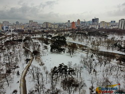 Зимняя сказка в одесском парке Победы (ФОТО, ВИДЕО)