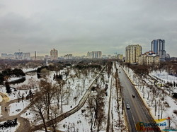 Зимняя сказка в одесском парке Победы (ФОТО, ВИДЕО)