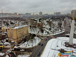 Зимняя сказка в одесском парке Победы (ФОТО, ВИДЕО)