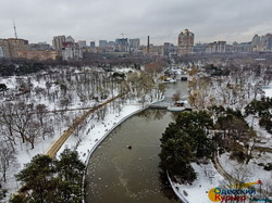 Зимняя сказка в одесском парке Победы (ФОТО, ВИДЕО)