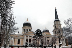 В Одессе был очередной снегопад (ФОТО, ВИДЕО)