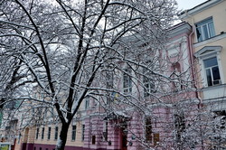 В Одессе был очередной снегопад (ФОТО, ВИДЕО)