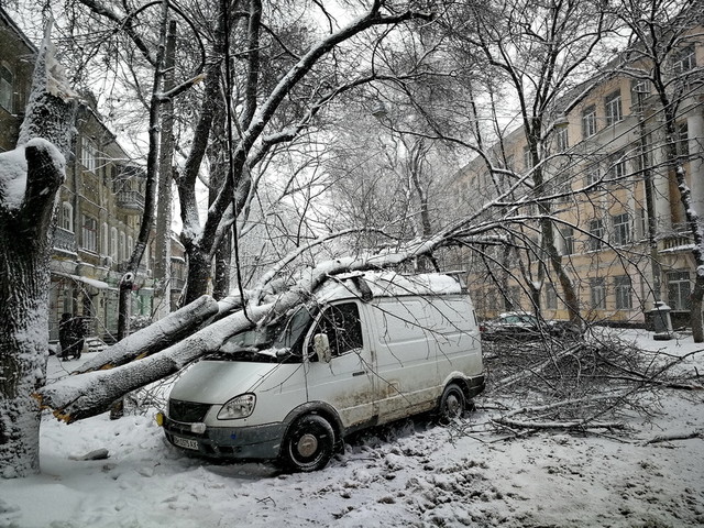 Обледенение оставило без света 44 населенных пункта в Одесской области