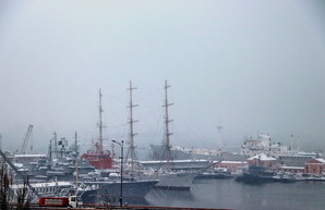 Зимняя непогода снова ограничила работу портов Одесской области