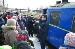 На Одесской железной дороге состоялся рейс узкоколейного поезда с паровозом (ФОТО)