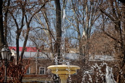 В Одессе включили первые фонтаны (ФОТО, ВИДЕО)