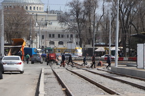 В Одессе идет текущий ремонт дорог