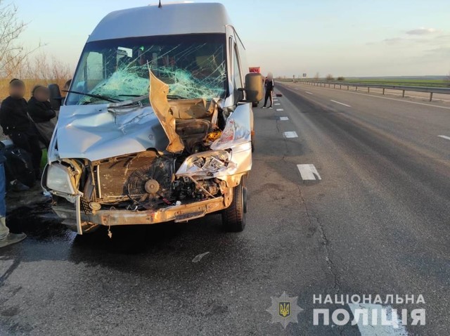В Одесской области попала в аварию междугородняя маршрутка