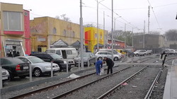 В Одессе разворовывали только что отремонтированную линию трамвая на Новощепном Ряду (ВИДЕО)