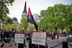 В Одессе прошел марш защитников города от российской агрессии
