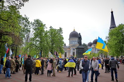 В Одессе прошел марш защитников города от российской агрессии