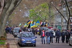 В Одессе прошел марш защитников города от российской агрессии