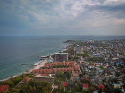 В Одессе показали с высоты над морем побережье мыса Большой Фонтан (ФОТО, ВИДЕО)