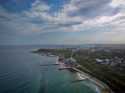 В Одессе показали с высоты над морем побережье мыса Большой Фонтан (ФОТО, ВИДЕО)