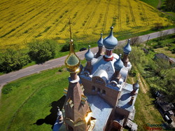 Один из самых необычных храмов Одесской области в Покровке показали с высоты (ВИДЕО)