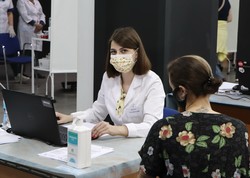 В Одессе прошла очередная массовая вакцинация от коронавируса