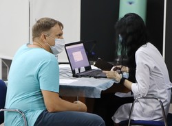 В Одессе прошла очередная массовая вакцинация от коронавируса