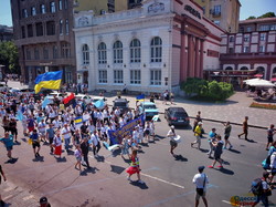 Одесский мегамарш вышиванок показали с высоты (ФОТО, ВИДЕО)