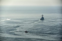 В Черном море маневрирует международная эскадра на учениях "Си-Бриз"