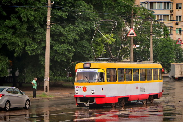 В Одессе произошло сразу две трамвайных аварии за день