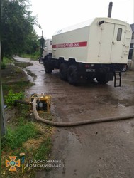 На севере Одесской области спасатели ликвидировали последствия стихийного бедствия (ФОТО)