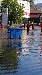 В Одессе затопило район Пересыпи (ФОТО)