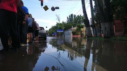 В Одессе затопило район Пересыпи (ФОТО)