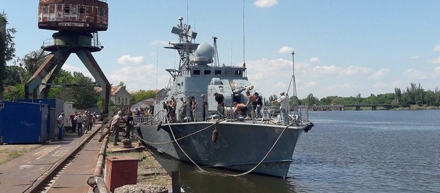 Для ВМС Украины отремонтировали ракетный катер и тральщик