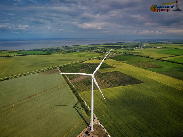 В Одесской области ввели в эксплуатацию ветровую электростанцию на 76 мегаватт