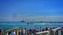 Около пляжей Одессы прошла генеральная репетиция морского парада (ФОТО)