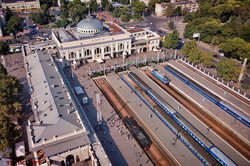 По Одессе ходил ретро-поезд с американским паровозом времен Второй мировой войны (ФОТО, ВИДЕО)