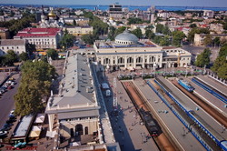 По Одессе ходил ретро-поезд с американским паровозом времен Второй мировой войны (ФОТО, ВИДЕО)