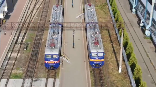 Одесская железная дорога показала свои локомотивы (ВИДЕО)