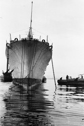 Как в Одессе принимали трофейные итальянские военные корабли (ФОТО)