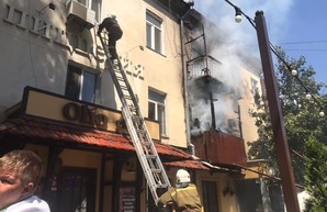 В Одессе закончили ремонт сгоревшего в прошлом году дома в центре города