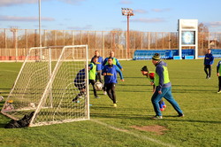 В Одессе отметили день журналиста на футбольном поле (ФОТО)