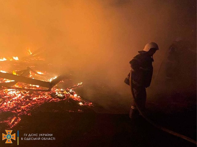 Очередной пожар произошел в Одесской области на базе отдыха