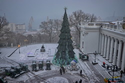 В Одессе презентовали новые машины для расчистки снега (ФОТО, ВИДЕО)