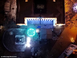 Новогоднюю Одессу показали в уникальном видео с высоты