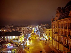Новогоднюю Одессу показали в уникальном видео с высоты