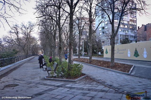 В Одессе почти закончили реконструкцию бульвара Жванецкого (ВИДЕО)